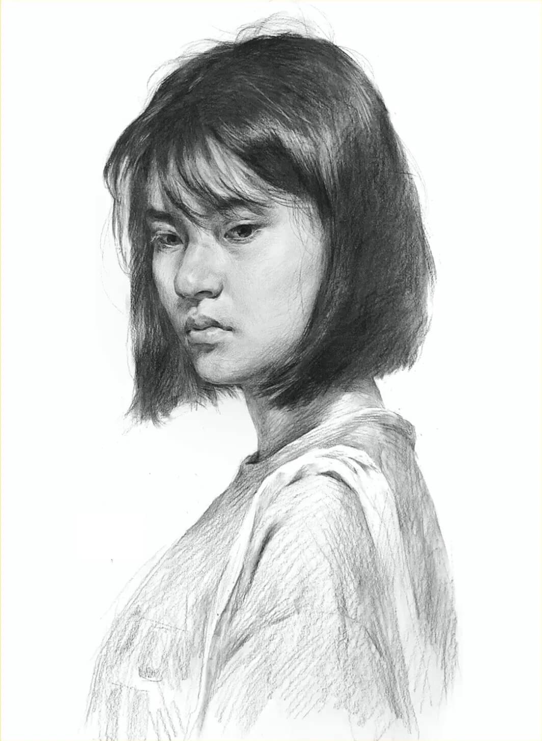 重慶美術(shù)培訓(xùn)學(xué)校素描干貨分享|畫人先畫形，一步接一步!圖八