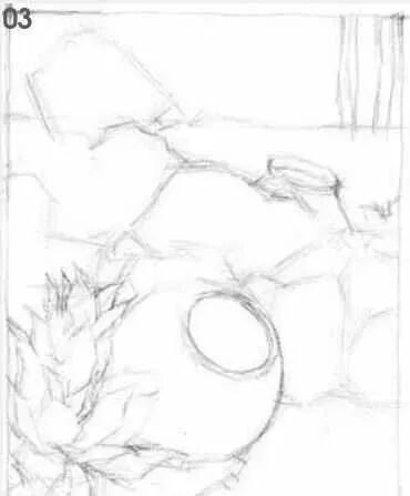 素描場景實操教程！花園一角怎么畫？重慶畫室學子看過來！圖四