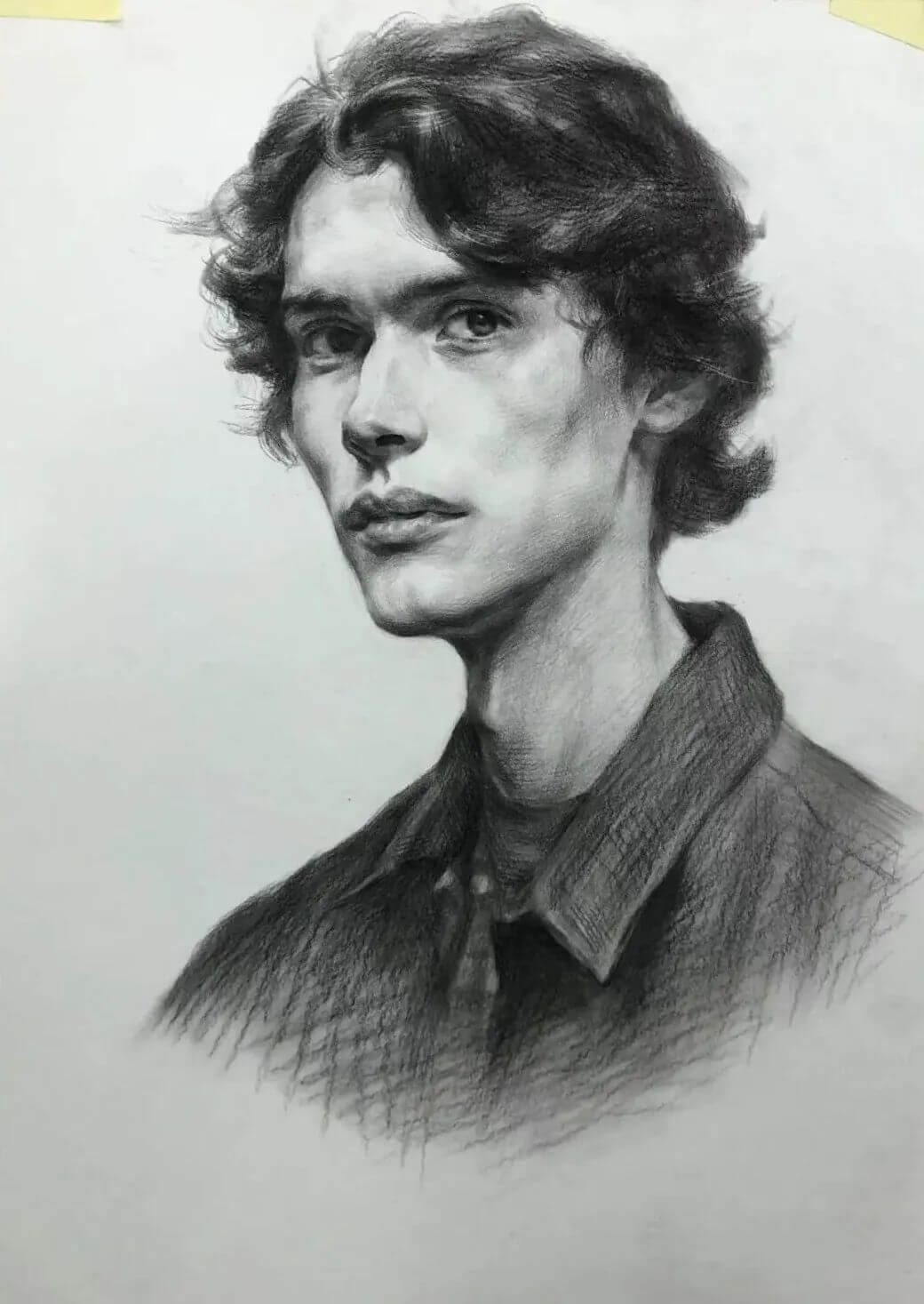 素描頭像遇到瓶頸怎么辦？來看看老師的作品吧！