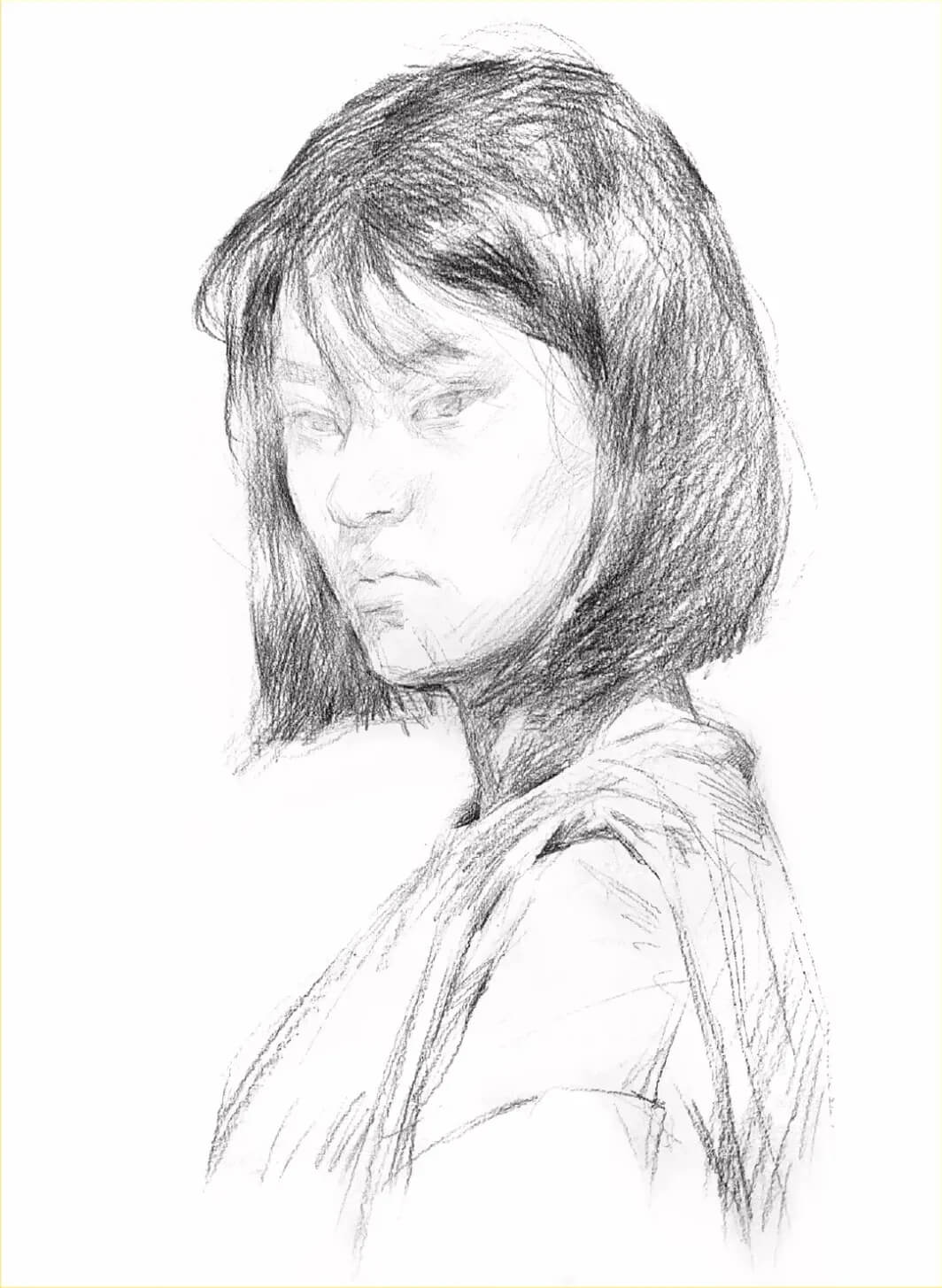 重慶美術(shù)培訓(xùn)學(xué)校素描干貨分享|畫人先畫形，一步接一步!圖三