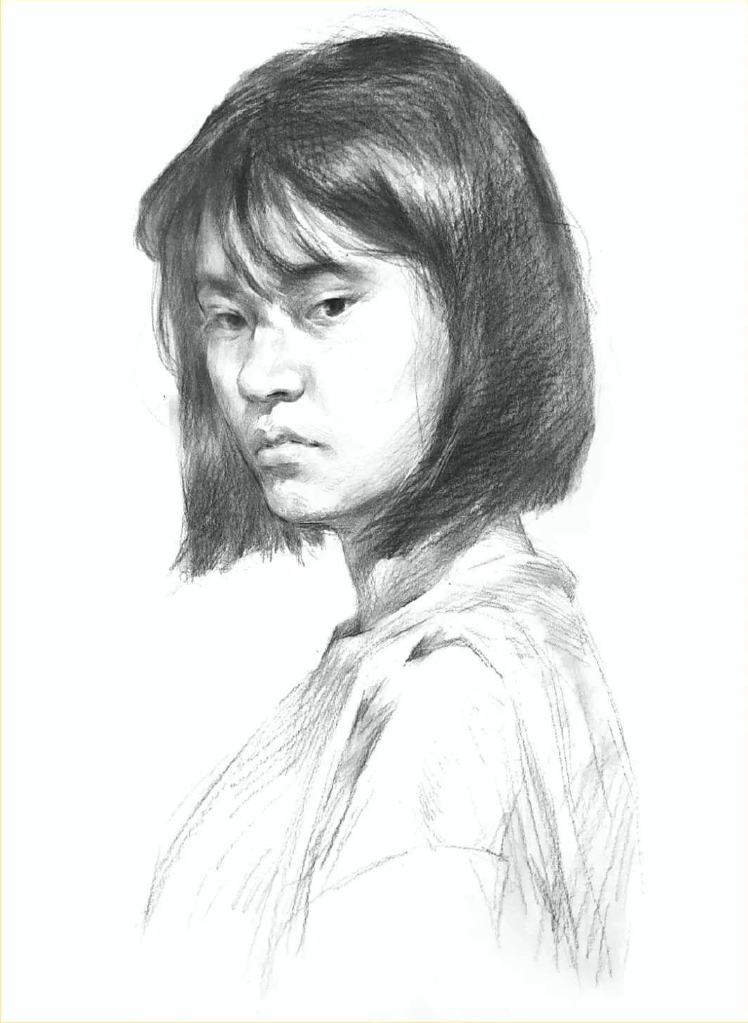 重慶美術(shù)培訓(xùn)學(xué)校素描干貨分享|畫人先畫形，一步接一步!圖六