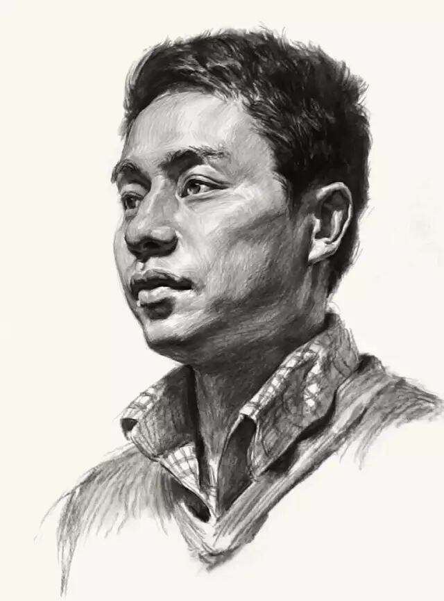 重慶十大畫室素描教學｜美術生如何處理格子襯衫的褶皺？
