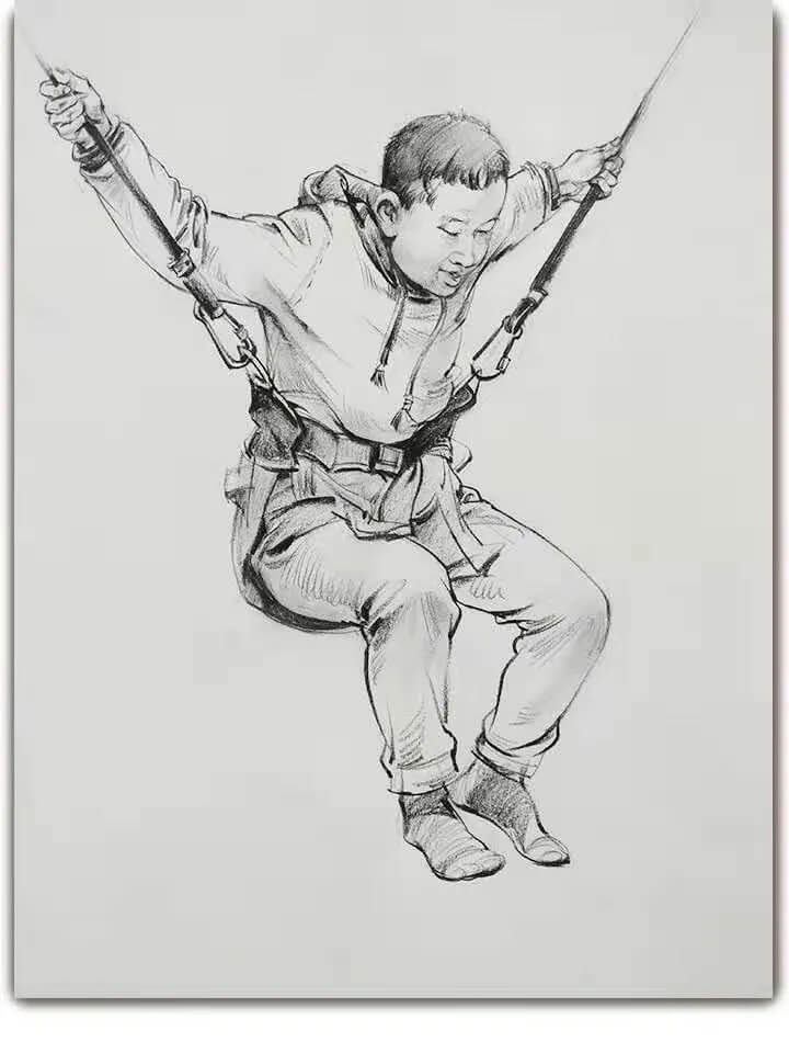 重慶美術(shù)培訓(xùn)學(xué)校|龍行藝術(shù)線上課程：速寫人物技巧分享！圖九