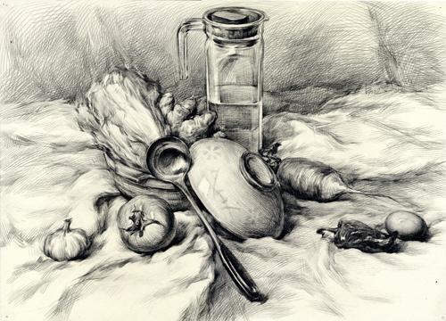 美術初學者為什么要先學素描？素描中常用的工具有哪些？圖一
