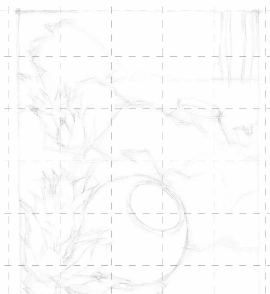 素描場景實操教程！花園一角怎么畫？重慶畫室學子看過來！圖一