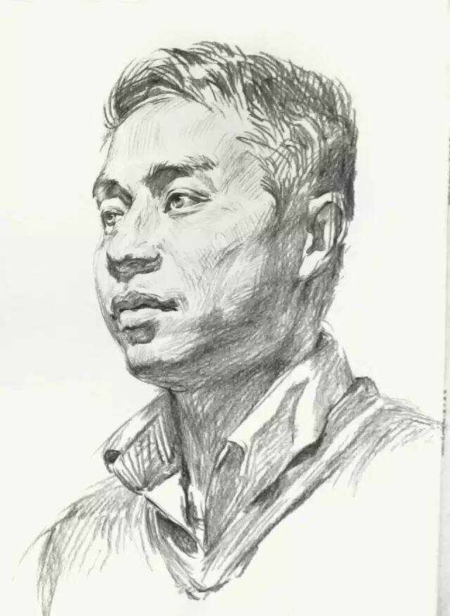 重慶十大畫室素描教學｜美術生如何處理格子襯衫的褶皺？