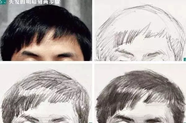 素描頭像的發(fā)絲教學(xué)！跟著重慶美術(shù)集訓(xùn)畫(huà)室老師看看吧