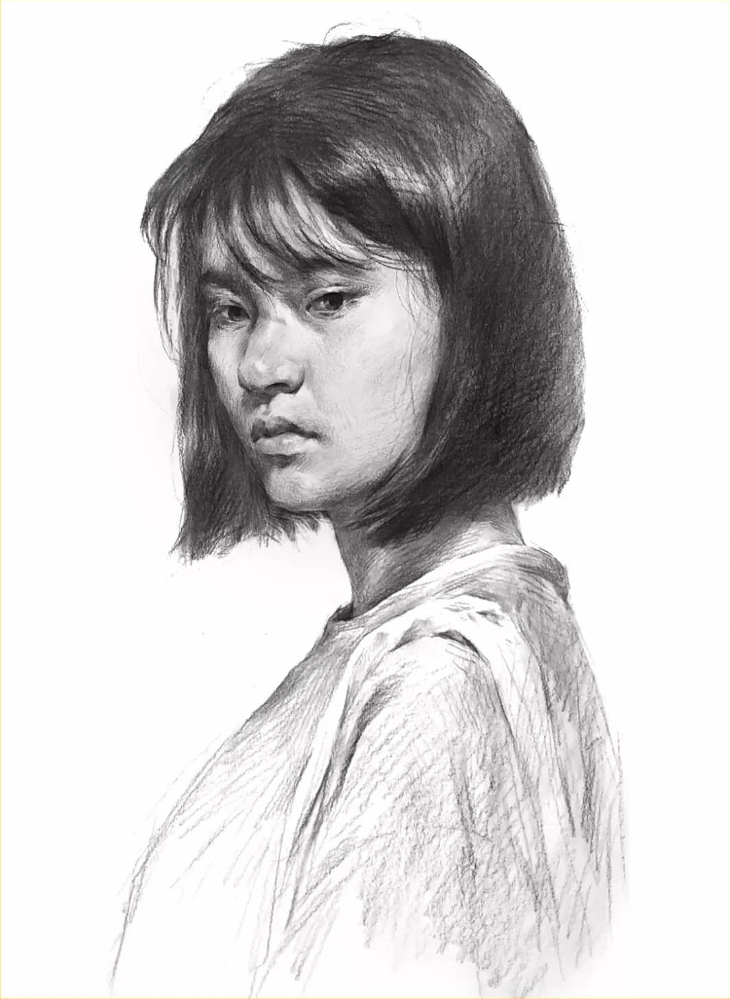 重慶美術(shù)培訓(xùn)學(xué)校素描干貨分享|畫人先畫形，一步接一步!圖七