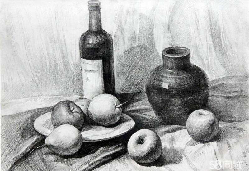 為什么美術(shù)培訓(xùn)學(xué)素描一定先從幾何體開始畫？又為什么要從素描開始學(xué)？圖一