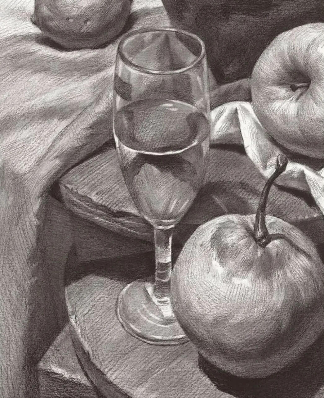 素描靜物時，玻璃質(zhì)感總是畫的不到位！看完這篇你就知道如何畫了！圖七